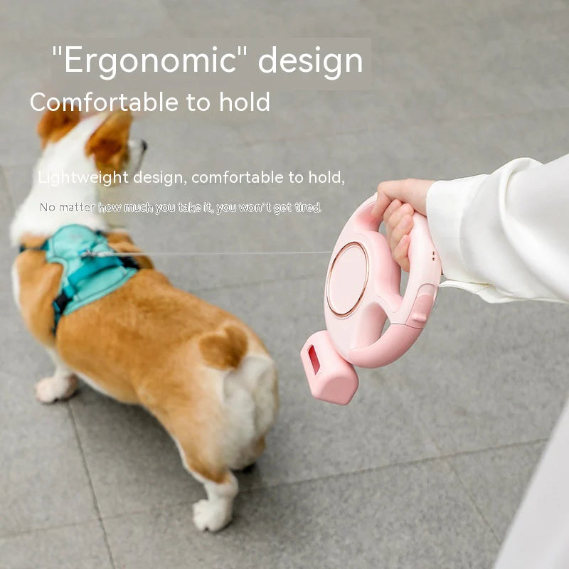 Smart Extendable Pet Leash with LED Lights