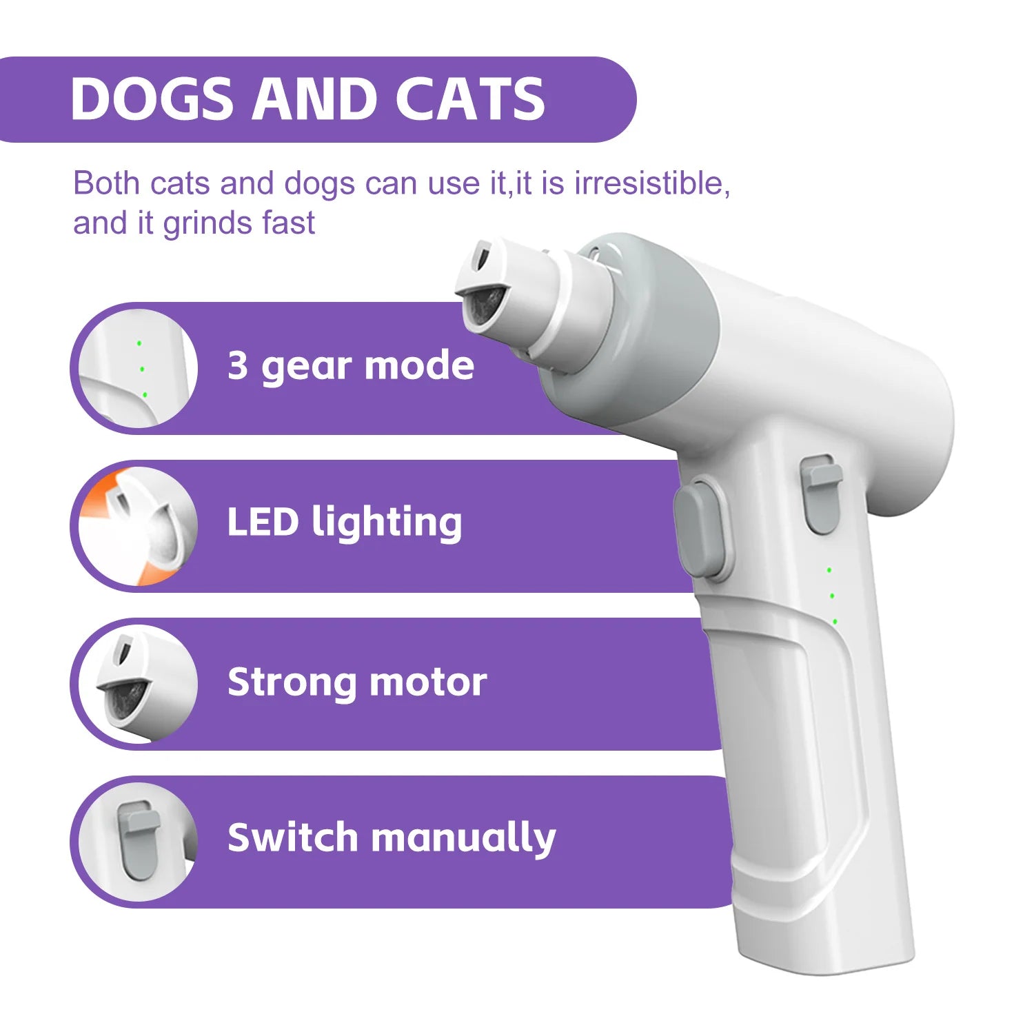 Pet Usb Nail Trimmer